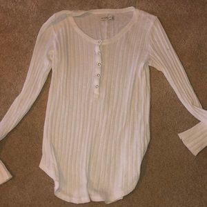 White Button Down Top